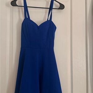 Elegant Blue Women's Dress